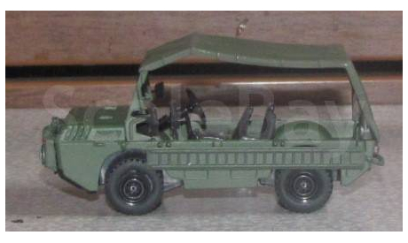 Луаз-967 Автолегенды СССР 66, журнальная серия Автолегенды СССР (DeAgostini), scale43