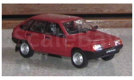 ВАЗ-2109 Автолегенды СССР 69, журнальная серия Автолегенды СССР (DeAgostini), 1:43, 1/43