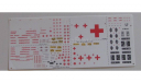 Декаль модели ЗИС и ГАЗ медицинские  Д074, фототравление, декали, краски, материалы, 1:43, 1/43