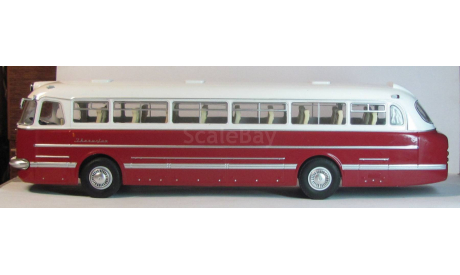 Икарус 55 бордовый первая партия Классикбас, масштабная модель, scale43, Classicbus, Ikarus