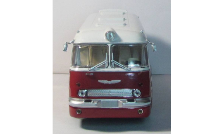 Икарус 55 бордовый первая партия Классикбас, масштабная модель, scale43, Classicbus, Ikarus