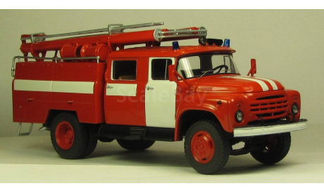 ЗИЛ 130 АЦ-40 пожарная автоцистерна чистая ССМ, масштабная модель, 1:43, 1/43, Start Scale Models (SSM)