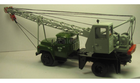 ЗИЛ 130 автокран АК-75 серый ССМ 1099, масштабная модель, scale43, Start Scale Models (SSM)