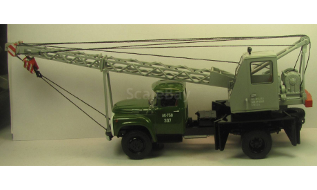 ЗИЛ 130 автокран АК-75 серый ССМ 1099, масштабная модель, scale43, Start Scale Models (SSM)