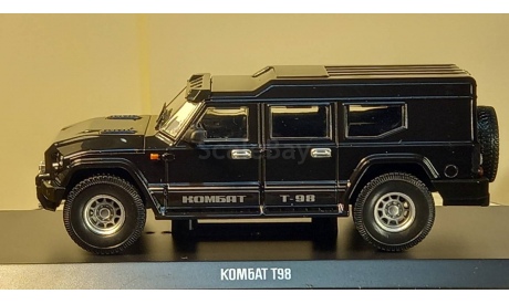 Комбат Т-98 Автолегенды новая эра 28, журнальная серия Автолегенды СССР (DeAgostini), scale43