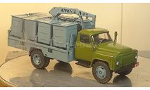 М30 (53) мусоровоз контейнерный АИСТ бракованный нет дворника, масштабная модель, Автоистория (АИСТ), ГАЗ, scale43