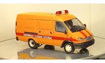 ГАЗель 2705 фургон Аварийный газовый службы, редкая масштабная модель, Агат/Моссар/Тантал, scale43