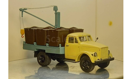 ГАЗ 51 мусороз ДНК смола, масштабная модель, scale43