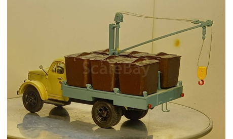 ГАЗ 51 мусороз ДНК смола, масштабная модель, scale43
