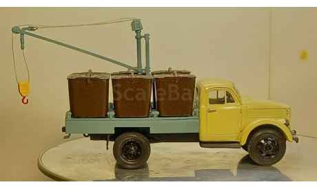 ГАЗ 51 мусороз ДНК смола, масштабная модель, scale43