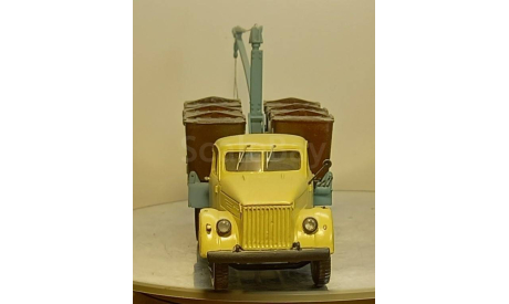 ГАЗ 51 мусороз ДНК смола, масштабная модель, scale43