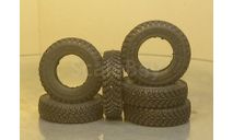 Покрышки для ЗИЛ 131 КАМА 402 МХВ, запчасти для масштабных моделей, Элекон, scale43