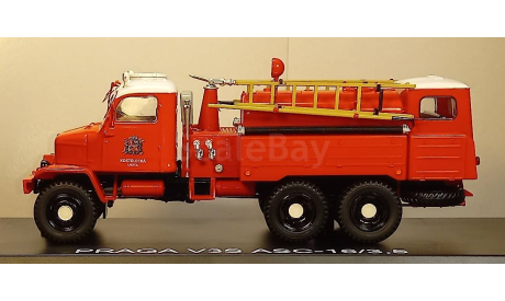 Praga V3S ASC-16/3.5 пожарный грузовик ССМ 1486, масштабная модель, Start Scale Models (SSM), scale43