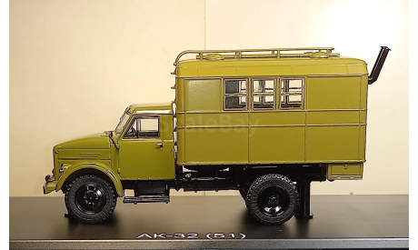 АК-32(51) кунг хаки ССМ 1631, редкая масштабная модель, Start Scale Models (SSM), ГАЗ, scale43