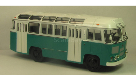 ПАЗ 672М зеленый Советский автобус, масштабная модель, scale43