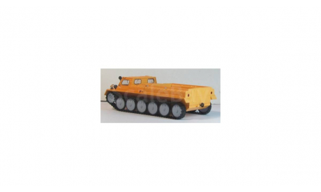 ГТ-СМ(71) снегоболотоход рыжий, редкая масштабная модель, 1:43, 1/43, Start Scale Models (SSM)
