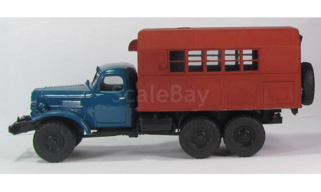 ЗИЛ 157 кунг граненый ГК-1 коричневый, масштабная модель, 1:43, 1/43, МХВ