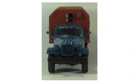 ЗИЛ 157 кунг граненый ГК-1 коричневый, масштабная модель, 1:43, 1/43, МХВ