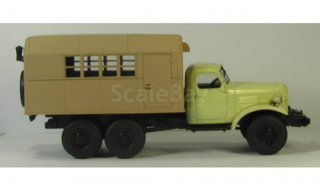 ЗИЛ 157 кунг граненый ГК-1 песочный, масштабная модель, 1:43, 1/43, МХВ