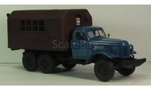 ЗИЛ 157 кунг граненый ГК-1 темно коричневый, масштабная модель, 1:43, 1/43, МХВ