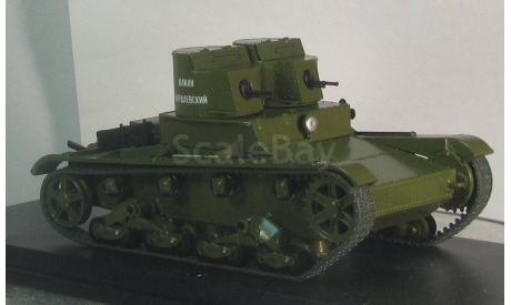 Т-26 двухбашеный журнальная серия 13, журнальная серия масштабных моделей, MODIMIO, БТ, scale43