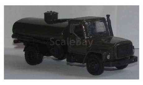 ГАЗ 3309 бензовоз хаки, масштабная модель, 1:43, 1/43, Компаньон