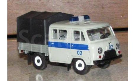 УАЗ 39094 бортовой с тентом полиция, масштабная модель, 1:43, 1/43, Тантал («Микроавтобусы УАЗ/Буханки»)