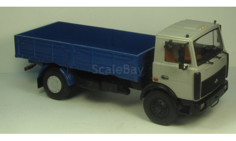 МАЗ 5337 бортовой серый АИСТ, масштабная модель, scale43, Автоистория (АИСТ)