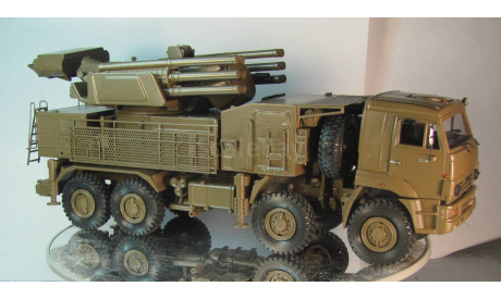 КАМАЗ 6560 панцирь С1 зимний камуфляж, масштабная модель, scale43