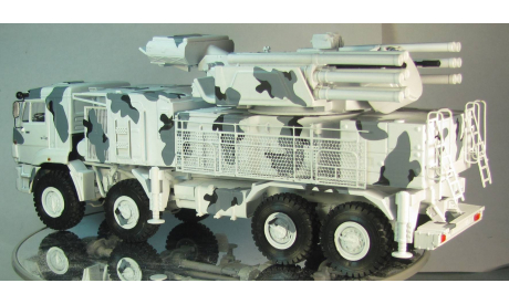 КАМАЗ 6560 панцирь С1 зимний камуфляж, масштабная модель, scale43