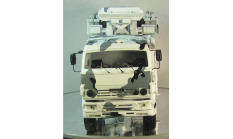 КАМАЗ 6560 панцирь С1 зимний камуфляж, масштабная модель, scale43