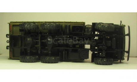 КАМАЗ 4310 повортные колеса хаки, масштабная модель, scale43