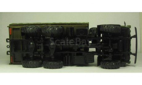 КАМАЗ 4310 повортные колеса летний камуфляж, масштабная модель, scale43