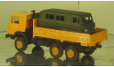 КАМАЗ 43105 бортовой с грузом УАЗ, масштабная модель, scale87