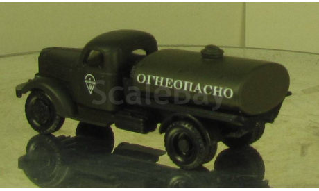 ЗИЛ-164 бочка огнеопасно, масштабная модель, scale87