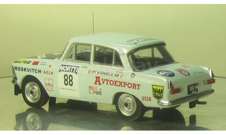 Москвич 412 Ралли 1000 озер 88, масштабная модель, scale43, IXO Rally (серии RAC, RAM)