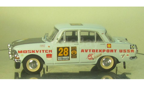 Москвич 412 Ралли Лондон Мехико 28, масштабная модель, scale43, IXO Rally (серии RAC, RAM)