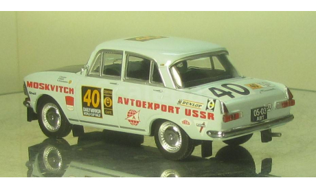 Москвич 412 Ралли Лондон Мехико 40, масштабная модель, IXO Rally (серии RAC, RAM), scale43