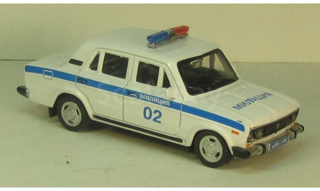 ВАЗ 2106 милиция, масштабная модель, 1:43, 1/43, Carline