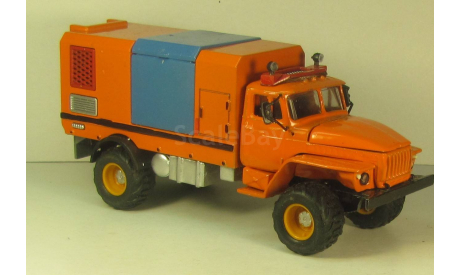 УРАЛ 43206 насос аварийный, масштабная модель, 1:43, 1/43, Неизвестный производитель