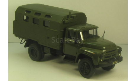 ЗИЛ 130 кунг  хаки Саратовская лаборатория, редкая масштабная модель, 1:43, 1/43, СарЛаб