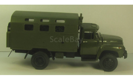 ЗИЛ 130 кунг  хаки Саратовская лаборатория, редкая масштабная модель, 1:43, 1/43, СарЛаб