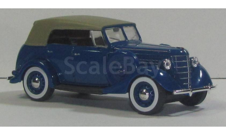 ГАЗ 11-40 тент синий Н160, масштабная модель, Наш Автопром, scale43