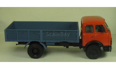 МАЗ-5335 бортовой красный, масштабная модель, scale43, Наш Автопром