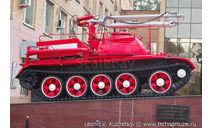 Пожарный танк Сойка на базе Т-54, сборная модель автомобиля, scale43