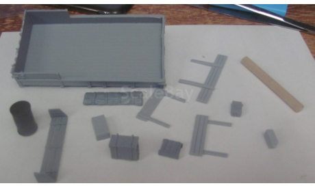 Кит кузова для Урала для ЗСУ-23, сборная модель автомобиля, scale43