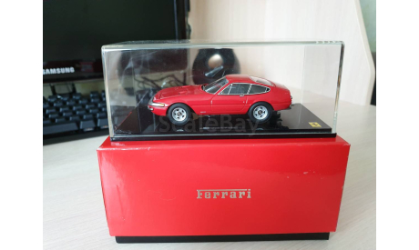 FERRARI-365 GTB4/, красный, ранний, Kyosho 1:43, масштабная модель, 1/43