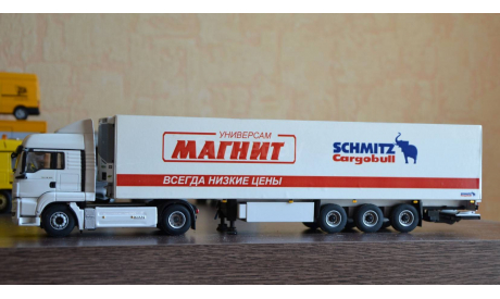 1:50 WSI MAN + Trailer Магнит, масштабная модель, 1/50