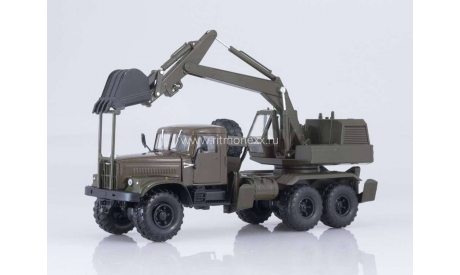 КрАЗ-255Б1 ЭОВ-4421 экскаватор НАП Н739, масштабная модель, scale43