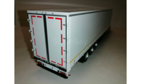 КАМАЗ-54901 с полуприцепом НЕФАЗ-93341 SSM1446, масштабная модель, scale43